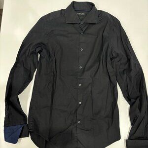 Zara Men's Black Slim Fit Dress Shirt | Size Small